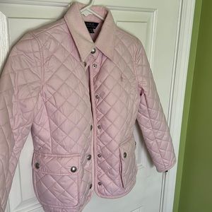 Pink Quilted Ralph Lauren Coat